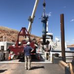 Lifting M/V Charles Hall Thruster